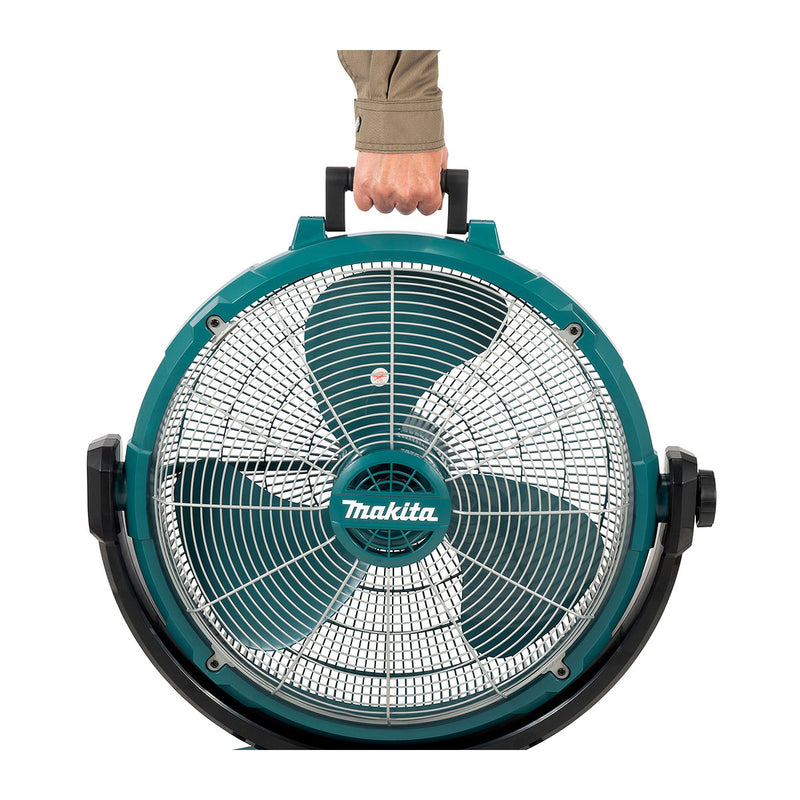 Quạt làm mát Makita CF003G dùng Pin 40Vmax XGT, 18V LXT hoặc điện AC/220V, đường kính cánh 450mm
