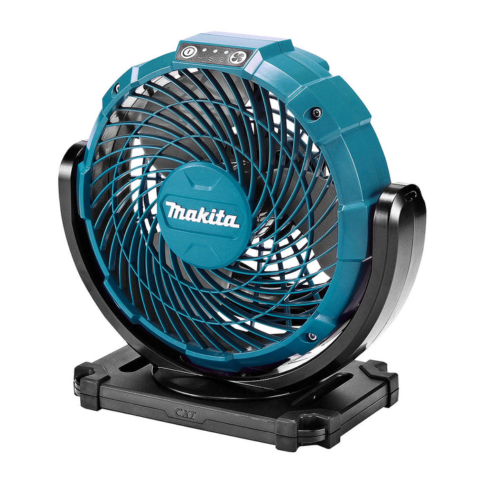 Quạt làm mát Makita CF100D dùng pin 12Vmax CXT hoặc điện AC/220V, đường kính cánh quạt 180mm