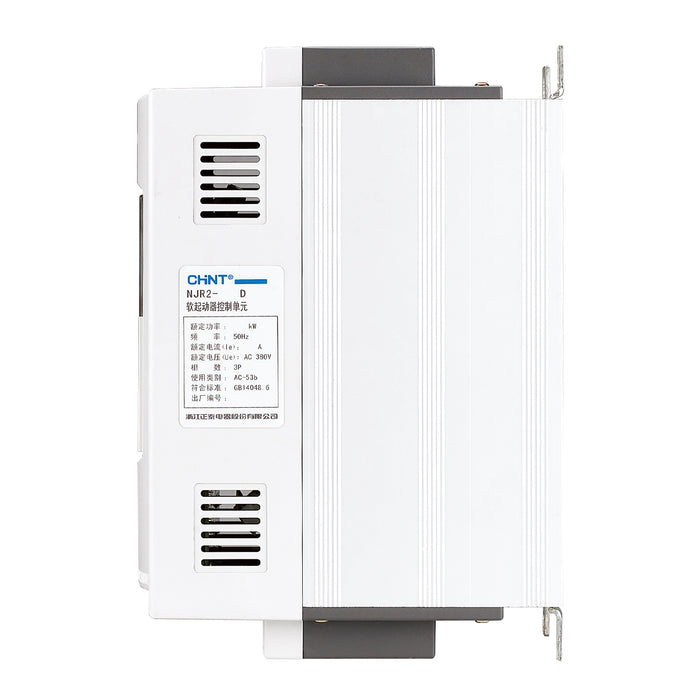 Bộ khởi động mềm Chint NJR2-D Series, External bypass - cần khởi động từ gắn ngoài. Dãy công suất từ 7.5kW ~ 500kW. Tiêu chuẩn CE.
