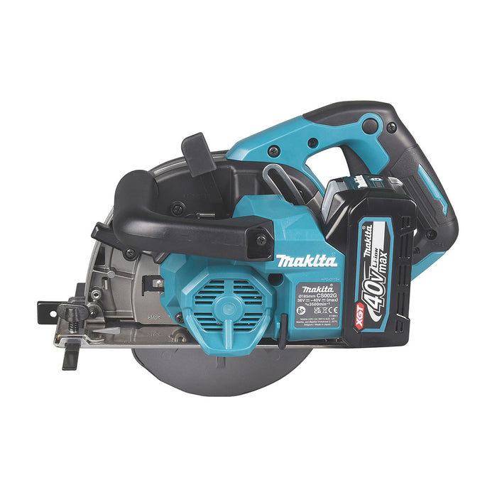 Máy cưa đĩa Makita CS002G dùng pin 40Vmax CXT đường kính lưỡi 185mm, công nghệ AFT