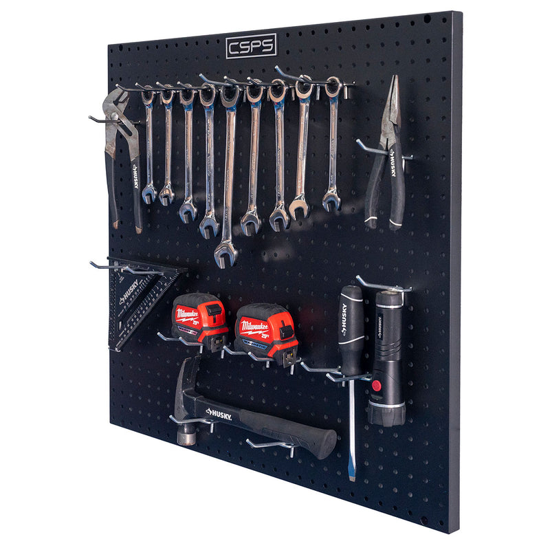 Bảng treo dụng cụ gắn tường CSPS bề ngang từ 74cm - 147cm, tải trọng tối đa 76kg