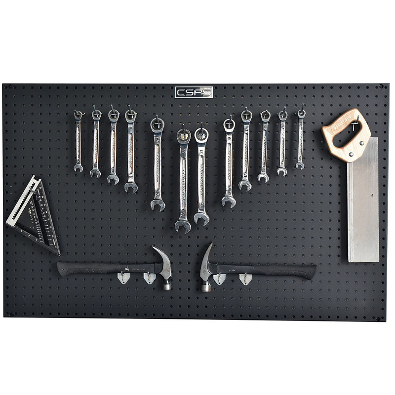 Bảng treo dụng cụ gắn tường CSPS bề ngang từ 74cm - 147cm, tải trọng tối đa 76kg