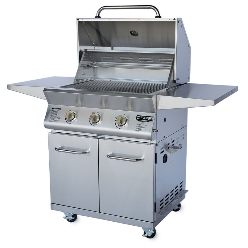 Lò nướng BBQ Inox 304 CSPS VNBI3BXSAX1 dùng gas, công suất đốt 40,500 BTU, loại 03 đầu đốt