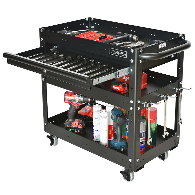 Ngăn kéo xe đẩy dụng cụ 71cm CSPS bề ngang 67cm, tải trọng tối đa 45kg