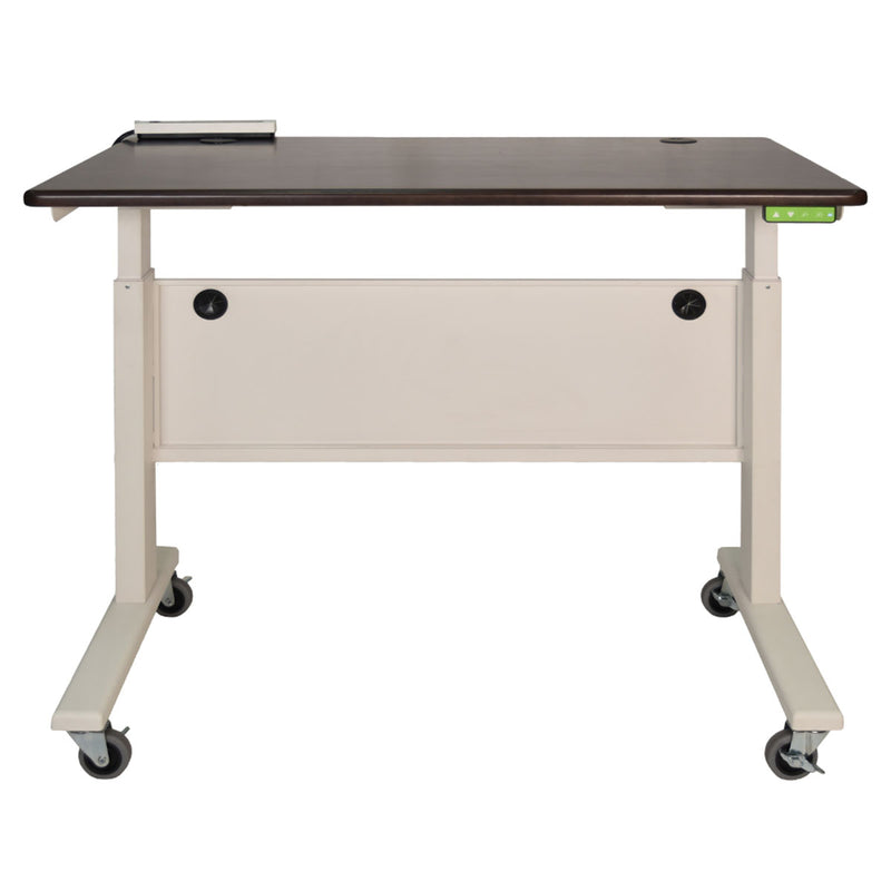 Bàn làm việc nâng hạ bằng điện CSPS VNET117XDBT1 bề ngang mặt bàn 117cm, độ cao điều chỉnh từ 75.5cm - 119.5cm