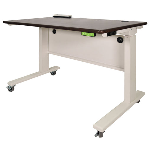 Bàn làm việc nâng hạ bằng điện CSPS VNET117XDBT1 bề ngang mặt bàn 117cm, độ cao điều chỉnh từ 75.5cm - 119.5cm