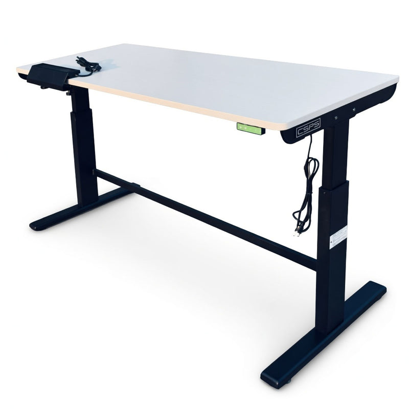 Bàn làm việc nâng hạ bằng điện CSPS bề ngang mặt bàn 168cm, độ cao điều chỉnh từ 80cm - 124cm
