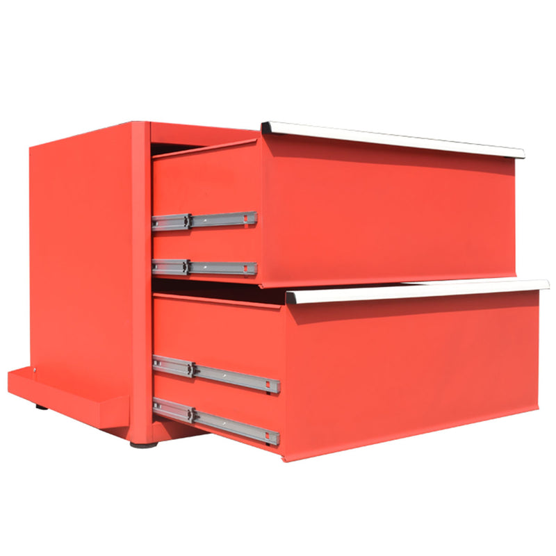 Tủ dụng cụ 2 ngăn kéo, màu đỏ CSPS VNGS3661BC12 bề ngang 91cm, cao 75cm, tải trọng tối đa 181kg