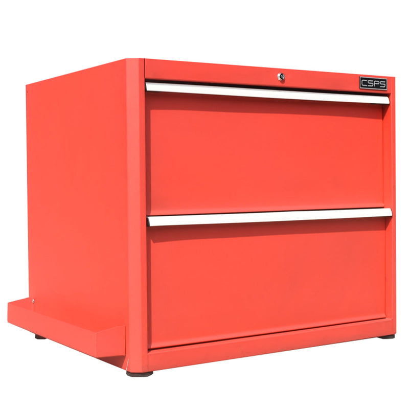 Tủ dụng cụ 2 ngăn kéo, màu đỏ CSPS VNGS3661BC12 bề ngang 91cm, cao 75cm, tải trọng tối đa 181kg