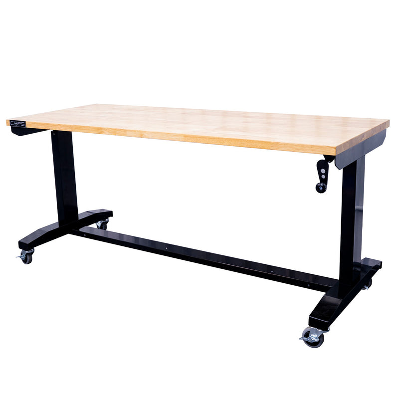 Bàn làm việc nâng hạ CSPS  ngang mặt bàn từ 117cm - 157cm, độ cao điều chỉnh từ 66cm - 99cm
