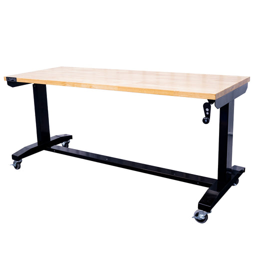 Bàn làm việc nâng hạ CSPS  ngang mặt bàn từ 117cm - 157cm, độ cao điều chỉnh từ 66cm - 99cm