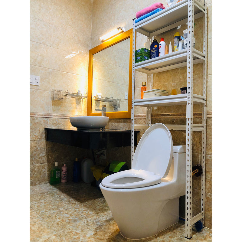 Kệ thép 3 tầng, thiết kế riêng cho nhà vệ sinh CSPS VNSV061A3BT21 bề ngang 61cm, cao 183cm