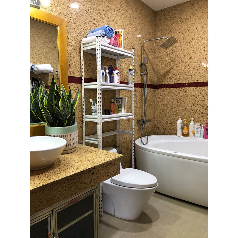 Kệ thép 3 tầng, thiết kế riêng cho nhà vệ sinh CSPS VNSV061A3BT21 bề ngang 61cm, cao 183cm