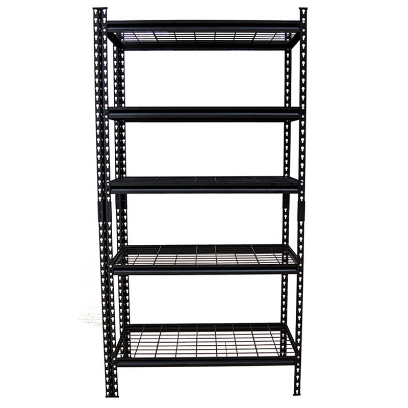 Kệ thép lưới 5 tầng màu đen CSPS bề ngang từ 76cm - 152cm, 