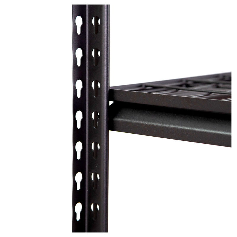 Kệ thép lưới 5 tầng màu đen CSPS bề ngang từ 76cm - 152cm,