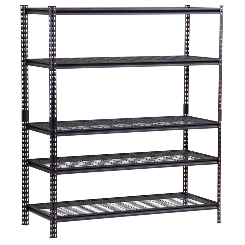 Kệ thép lưới 5 tầng màu đen CSPS  ngang từ 76cm - 152cm,