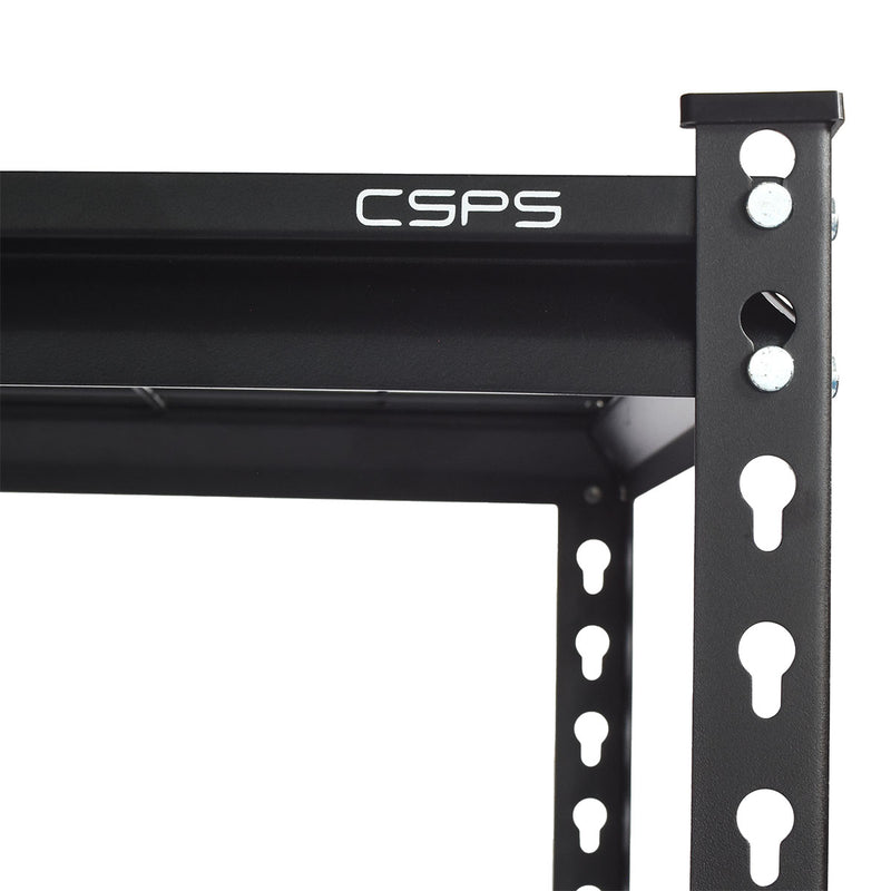 Kệ thép lưới 5 tầng màu đen CSPS bề ngang từ 76cm - 152cm