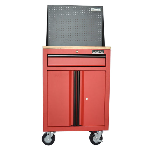 Tủ dụng cụ 1 ngăn kéo CSPS màu đỏ, bề ngang 61cm, tải trọng tối đa 450kg, có ngăn chia tầng