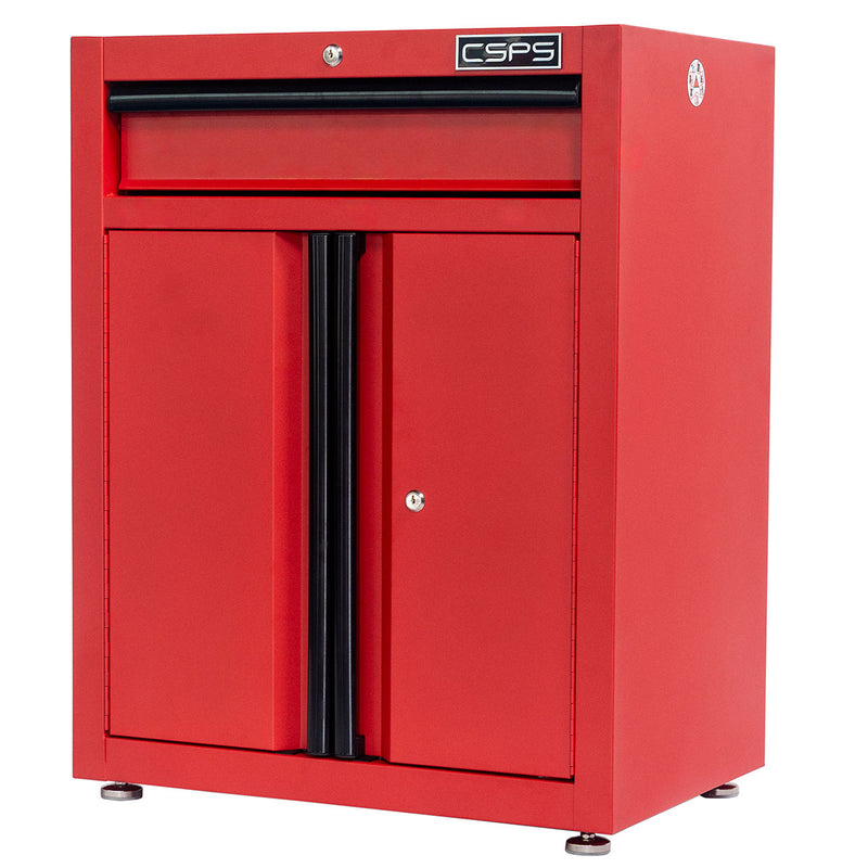 Tủ dụng cụ 1 ngăn kéo CSPS màu đỏ, bề ngang 61cm, tải trọng tối đa 450kg, có ngăn chia tầng