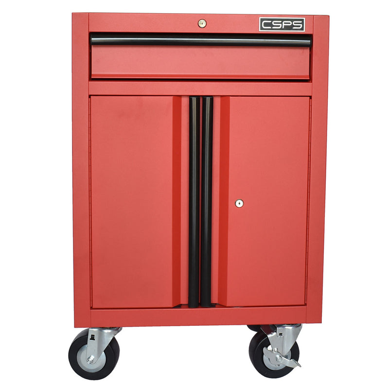 Tủ dụng cụ 1 ngăn kéo CSPS màu đỏ, bề ngang 61cm, tải trọng tối đa 450kg, có ngăn chia tầng