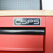 Tủ dụng cụ 1 ngăn kéo CSPS màu đỏ, bề ngang 61cm, tải trọng tối đa 450kg, có ngăn chia tầng
