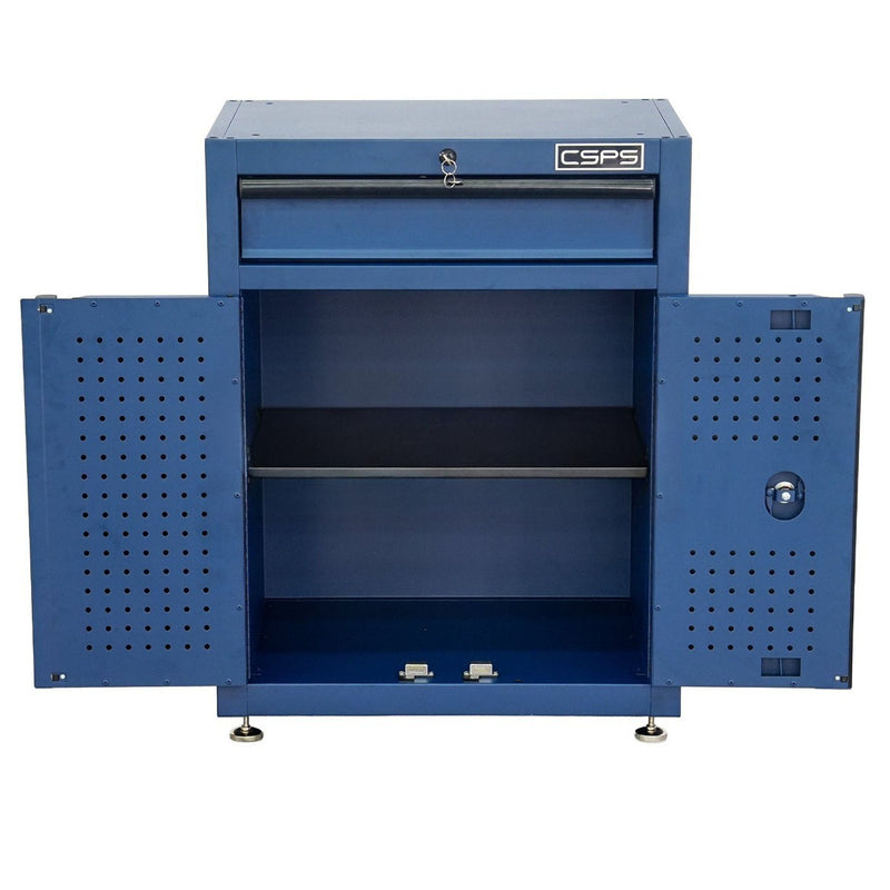Tủ dụng cụ 01 ngăn kéo, màu xanh dương CSPS bề ngang 61cm, tải trọng tối đa 450kg