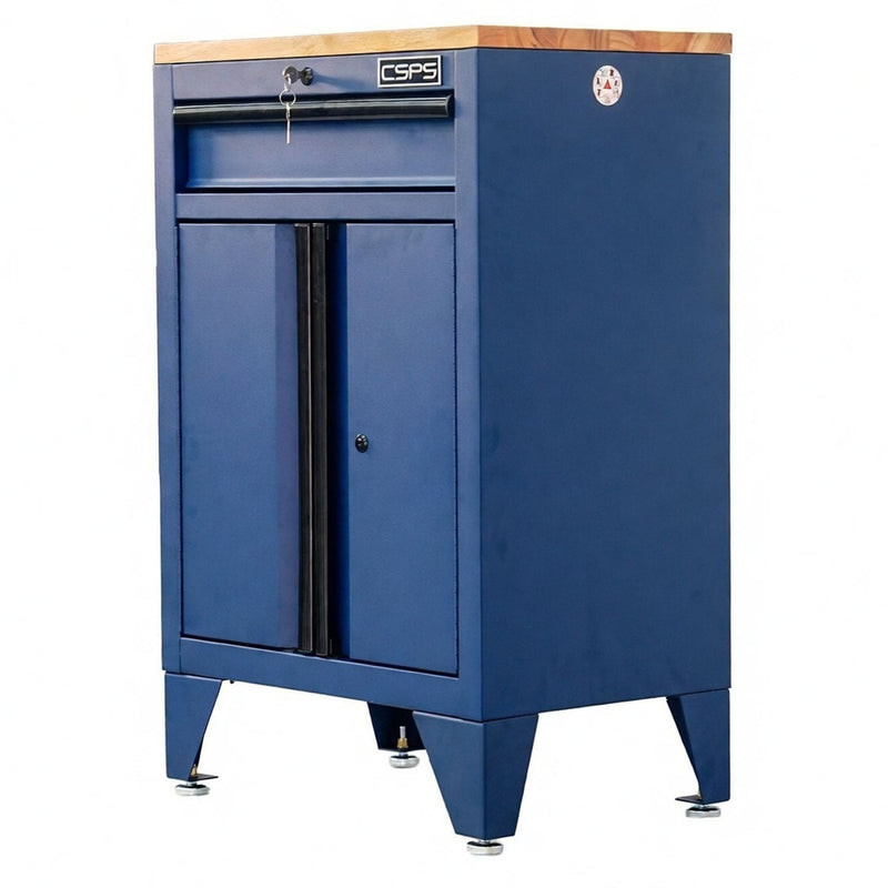 Tủ dụng cụ 01 ngăn kéo, màu xanh dương CSPS bề ngang 61cm, tải trọng tối đa 450kg
