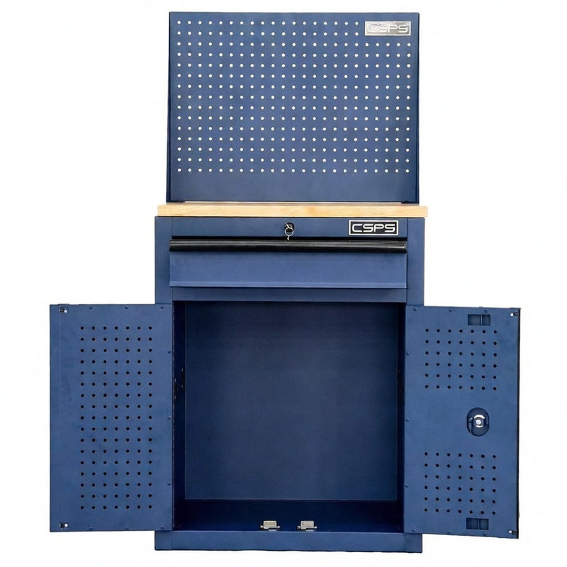 Tủ dụng cụ 01 ngăn kéo, màu xanh dương CSPS bề ngang 61cm, tải trọng tối đa 450kg