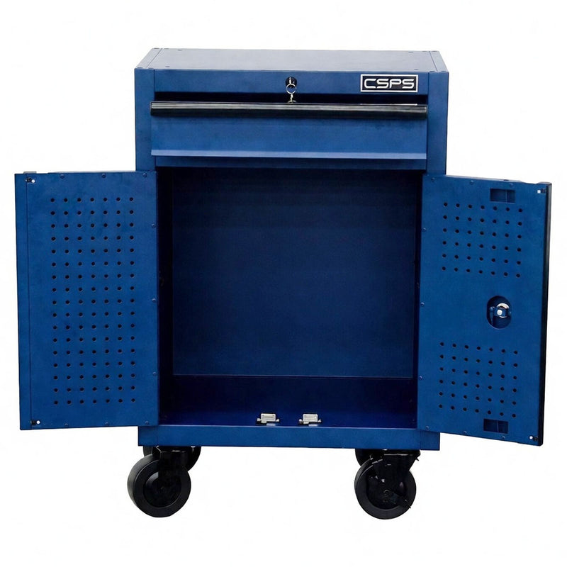 Tủ dụng cụ 01 ngăn kéo, màu xanh dương CSPS bề ngang 61cm, tải trọng tối đa 450kg