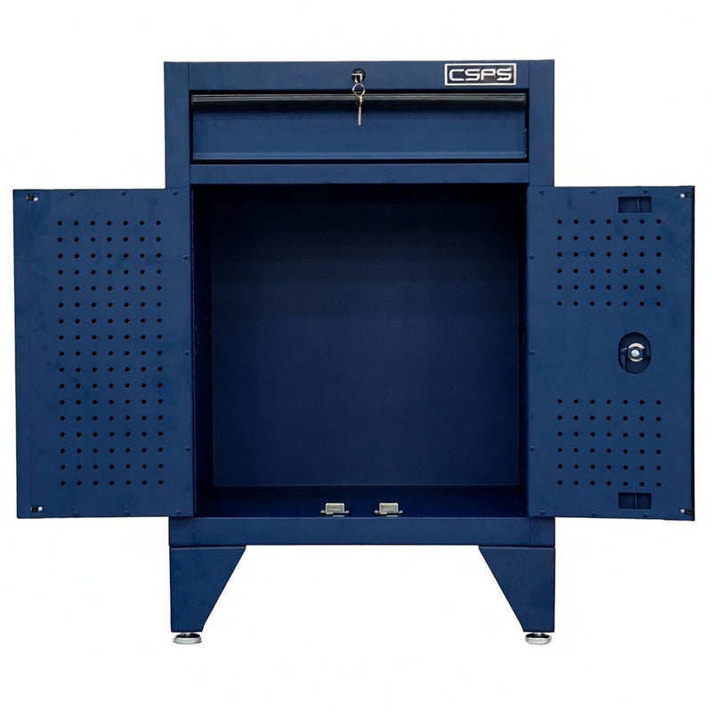 Tủ dụng cụ 01 ngăn kéo, màu xanh dương CSPS bề ngang 61cm, tải trọng tối đa 450kg