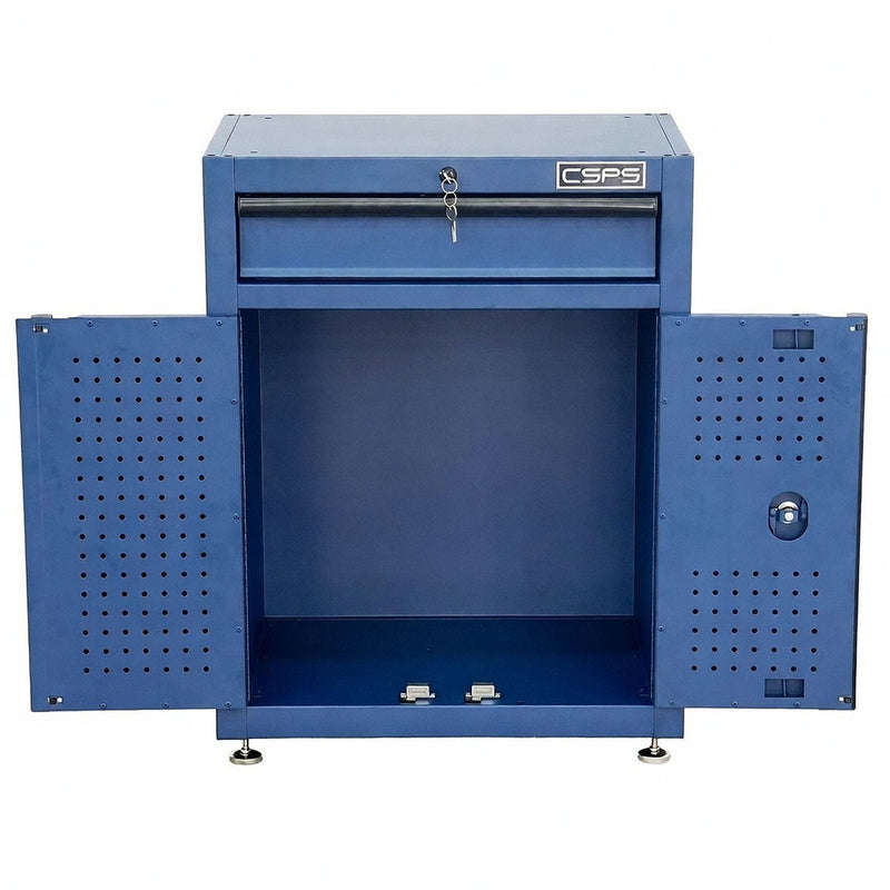 Tủ dụng cụ 01 ngăn kéo, màu xanh dương CSPS bề ngang 61cm, tải trọng tối đa 450kg