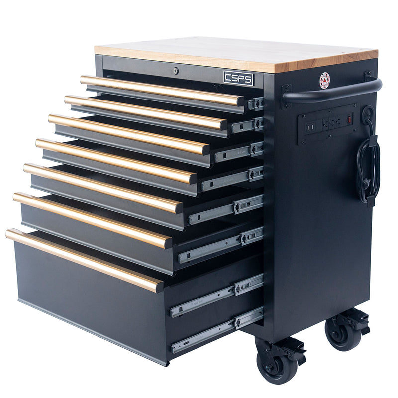 Tủ dụng cụ 7 ngăn kéo CSPS bề ngang 76cm, cao 82cm, tải trọng tối đa 680kg