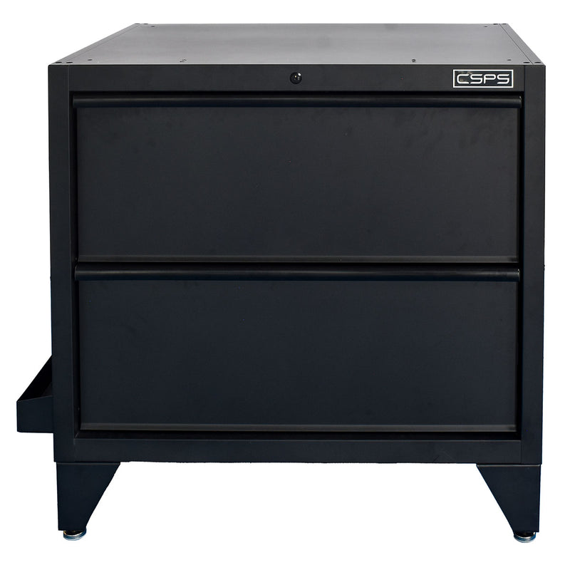 Tủ dụng cụ 2 ngăn kéo, màu đen CSPS bề ngang 91cm, cao 75cm, tải trọng tối đa 168kg
