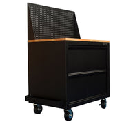 Tủ dụng cụ 2 ngăn kéo, màu đen CSPS bề ngang 91cm, cao 75cm, tải trọng tối đa 168kg