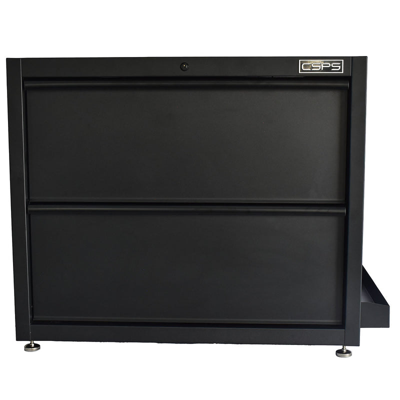 Tủ dụng cụ 2 ngăn kéo, màu đen CSPS bề ngang 91cm, cao 75cm, tải trọng tối đa 168kg