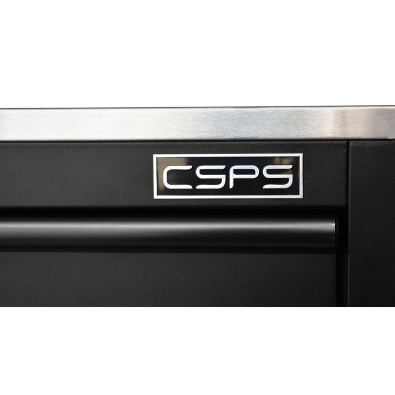 Tủ dụng cụ 5 ngăn kéo, bàn thao tác bằng Inox CSPS bề ngang 132cm, tải trọng tối đa 680kg