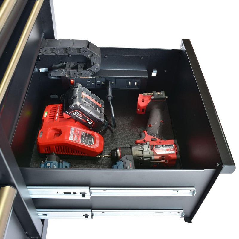 Tủ dụng cụ 10 ngăn kéo CSPS bề ngang 132cm, tải trọng tối đa 680kg