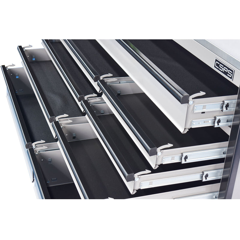 Tủ dụng cụ 9 ngăn kéo CSPS bề ngang 152cm, cao 94cm, tải trọng tối đa 1360kg