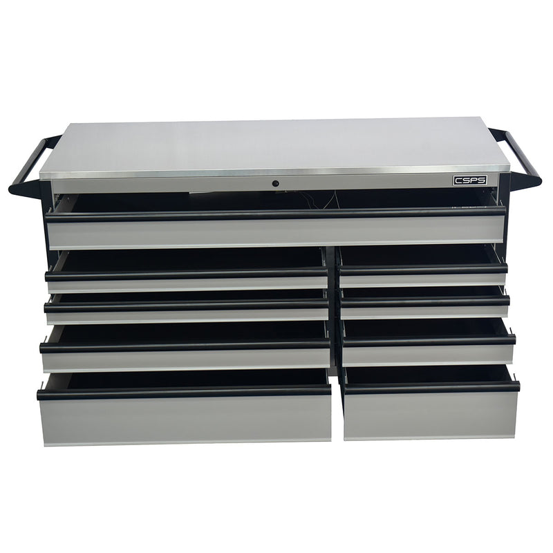 Tủ dụng cụ 9 ngăn kéo CSPS bề ngang 152cm, cao 94cm, tải trọng tối đa 1360kg