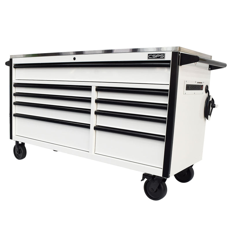 Tủ dụng cụ 9 ngăn kéo CSPS bề ngang 152cm, cao 94cm, tải trọng tối đa 1360kg