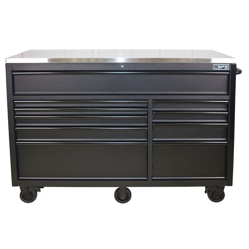 Tủ dụng cụ 10 ngăn kéo CSPS VNTC15510BB1M bề ngang 155cm, cao 103cm, tải trọng tối đa 1814kg