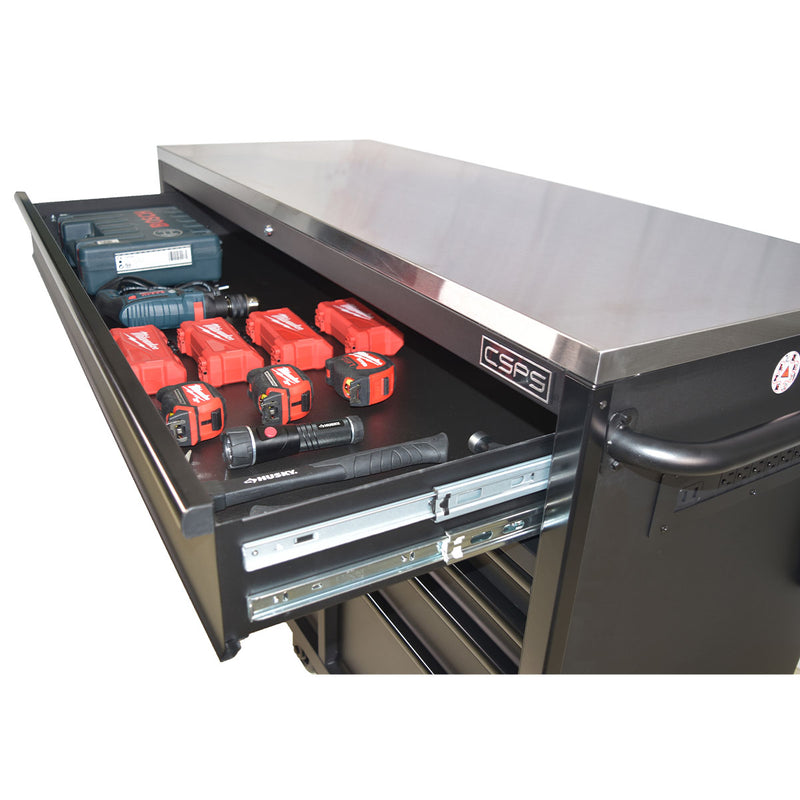 Tủ dụng cụ 10 ngăn kéo CSPS VNTC15510BB1M bề ngang 155cm, cao 103cm, tải trọng tối đa 1814kg