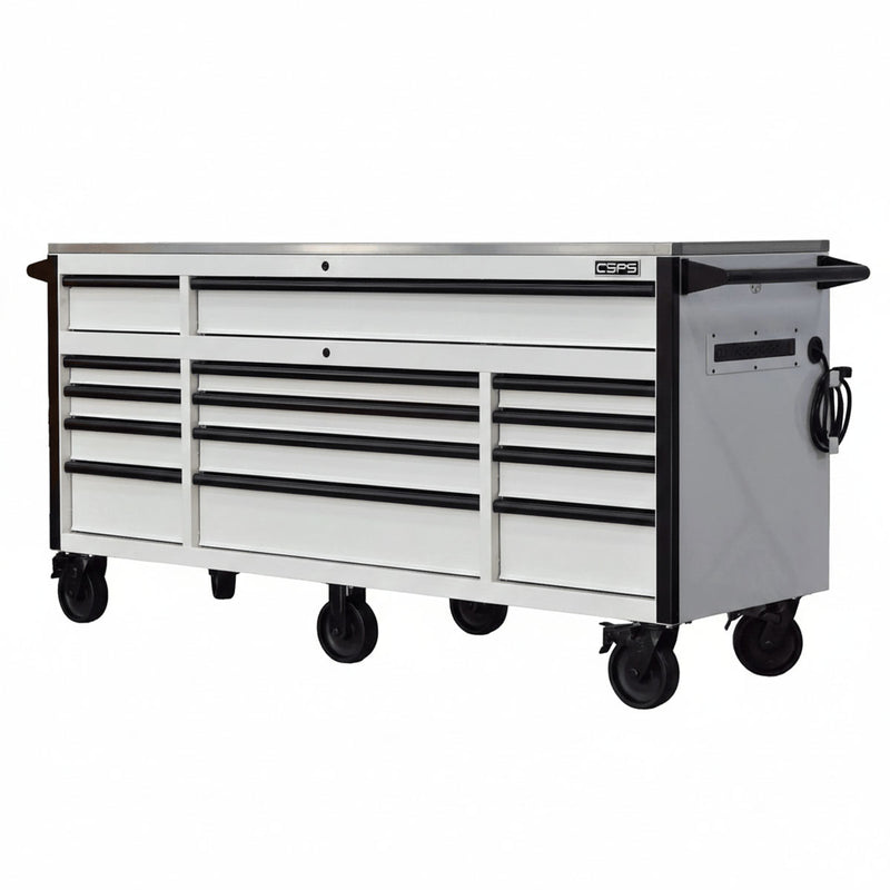 Tủ dụng cụ 14 ngăn kéo CSPS bề ngang 183cm, cao 95cm, tải trọng tối đa 1720kg