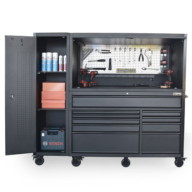 Hệ tủ dụng cụ cao cấp CSPS VNTC20310BB1S  ngang 203cm, cao 181cm, tải trọng tối đa 1133kg