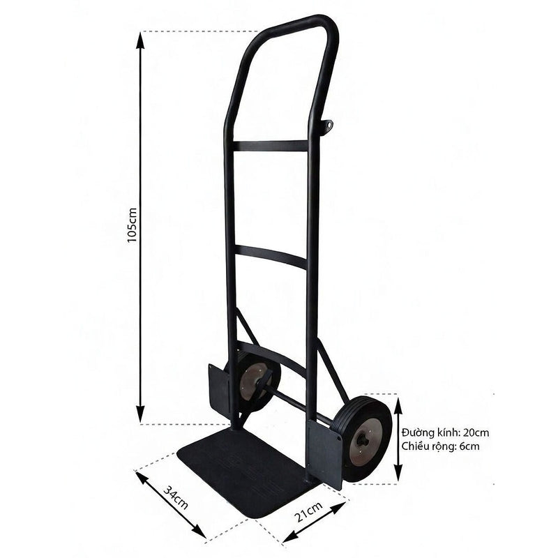 Xe đẩy hàng 2 bánh CSPS VNTR2100BB1A tải trọng tối đa 363kg