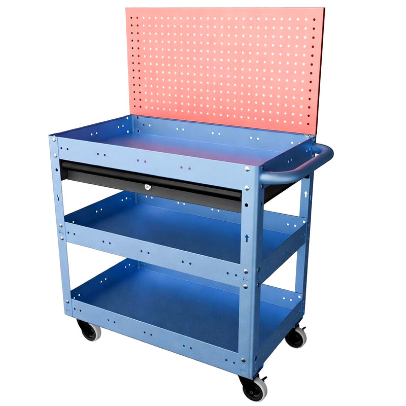 Xe đẩy dụng cụ 3 tầng CSPS ngang 71cm, tải trọng tối đa 135kg