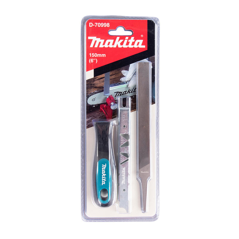 Bộ dũa xích, vỏ dũa và thước canh độ sâu Makita D-70998 dùng cho tất cả các máy cưa xích