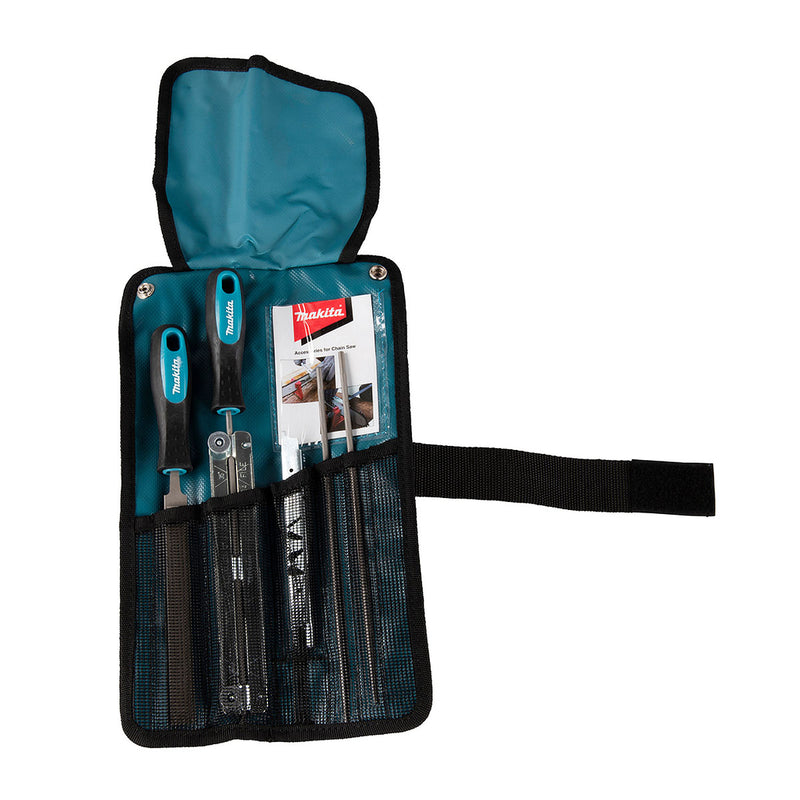 Bộ dũa xích 8 chi tiết kèm túi đựng Makita D-72160 dũa tròn kích thước 4.5mm