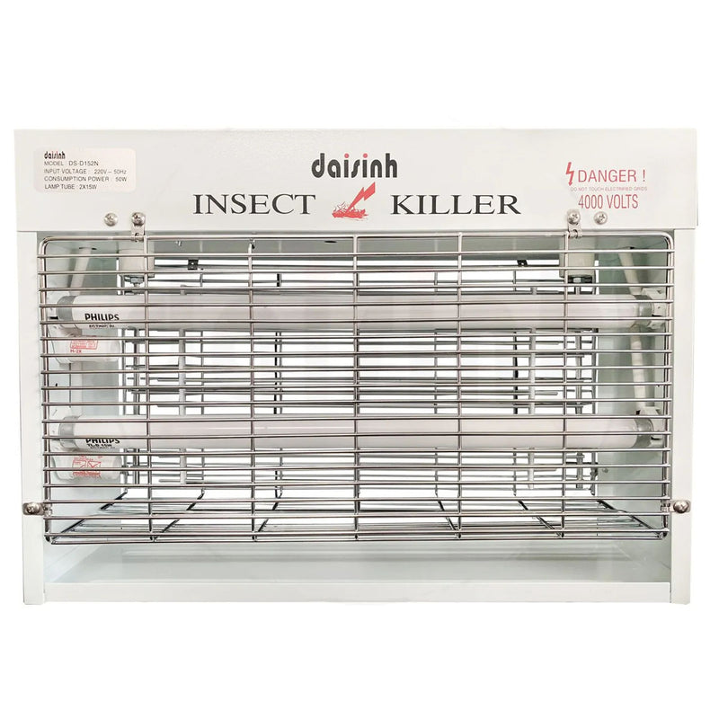 Đèn diệt côn trùng dùng lưới điện Đại Sinh DS-D152N công suất bóng 30W (15W x2), phạm vi sử dụng 75m²