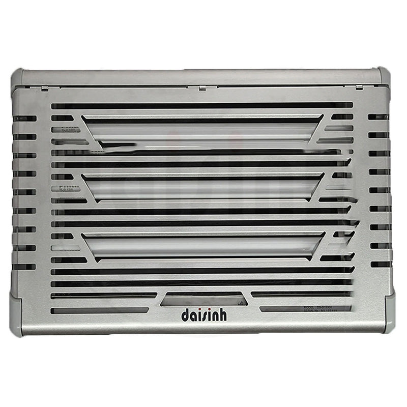 Đèn diệt côn trùng dùng keo dính Đại Sinh DS-D153GI công suất bóng 45W (15W x3), phạm vi sử dụng 125m², vỏ ngoài Inox 430